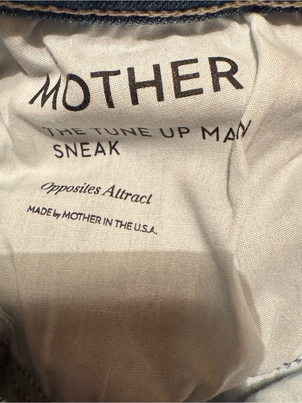 MOTHER The Tune Up Maven Sneak Jeans 30 Opposites Attract High Rise Wide Leg NWT - Picture 12 of 13